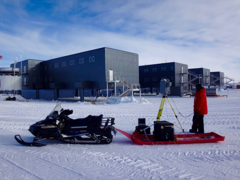 Наземный лазерный сканер RIEGL VZ-1000 на Южном полюсе