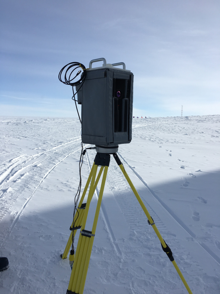 Наземный лазерный сканер RIEGL VZ-1000 на Южном полюсе