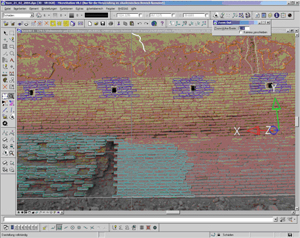Изображение «3D monoplotting»
сгенерированное программой «Phidias» - плагином под Microstation