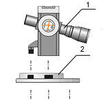 Компоненты  трёхмерного лазерного сканера RIEGL 210ii