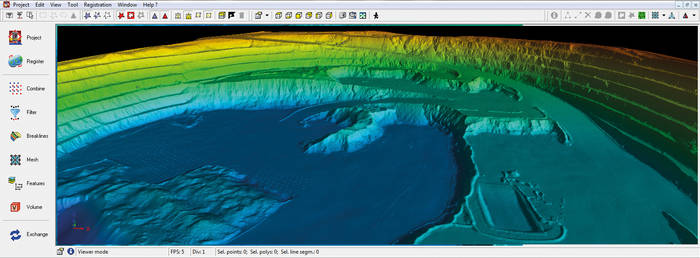 Программное обеспечение RiMINING - пример построения цифровой модели рельефа карьера